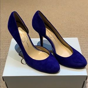 Jessica Simpson suede heels